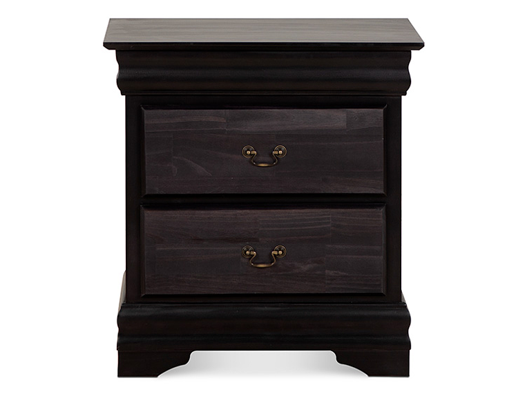 VELADOR CIC MIRO MADERA 2 CAJONES NEGRO 1