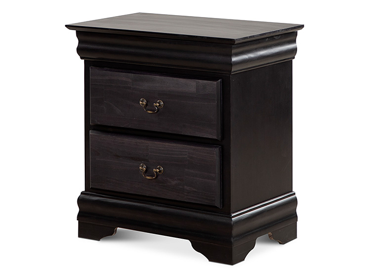 VELADOR CIC MIRO MADERA 2 CAJONES NEGRO 2