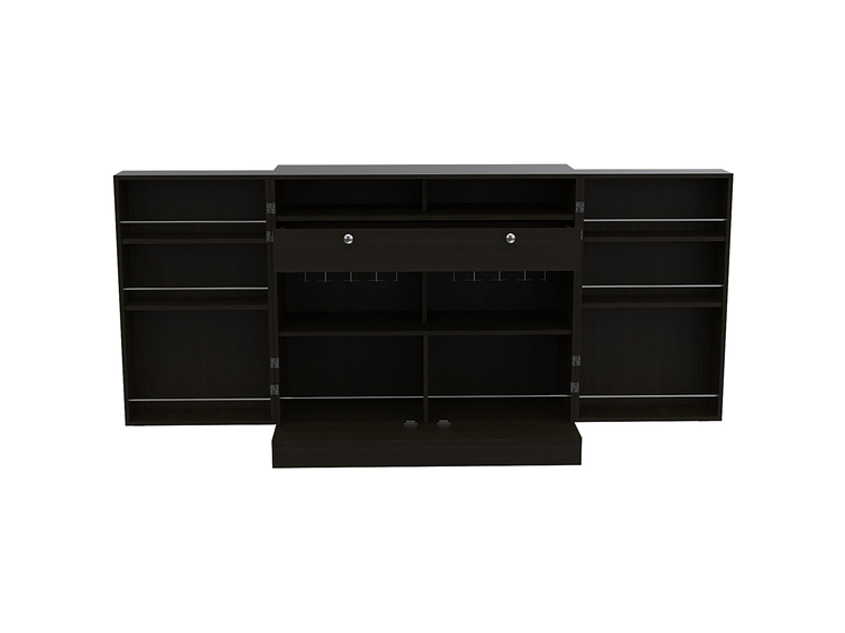 BAR EXTENSIBLE 2 PUERTAS 1 CAJON FM-011N NEGRO 4