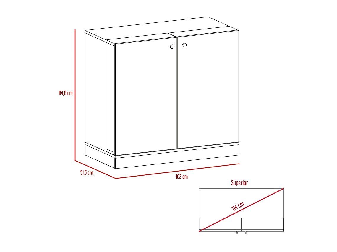 BAR EXTENSIBLE 12 BOTELLEROS 2 PUERTA FM-012O CAFÉ OSCURO 3