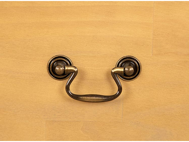 VELADOR CIC MIRO MADERA 2 CAJONES MOSTAZA 4