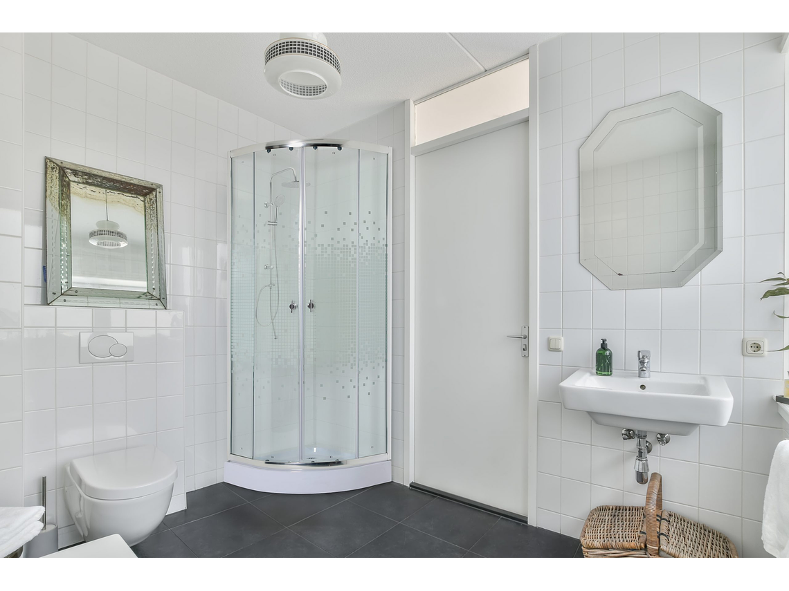 SHOWER DOOR 90X90CM 5MM MAMPARA CURVA | BLANCO 3