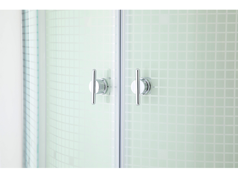 SHOWER DOOR 90X90CM 5MM MAMPARA CURVA | BLANCO 4