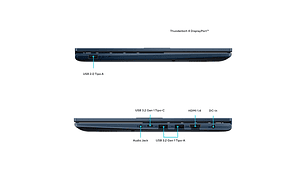 NOTEBOOK ASUS VIVOBOOK 14 X1404VA-NK758W INTEL CORE I5 16 GB RAM 512 GB SSD 14