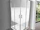 SHOWER DOOR ELEGANT JOYTEK LÍNEAS RECTAS CON RECEPTÁCULO 90X90 CM - Miniatura 1