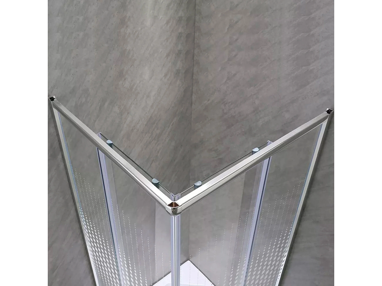 SHOWER DOOR ELEGANT JOYTEK LÍNEAS RECTAS CON RECEPTÁCULO 90X90 CM 3