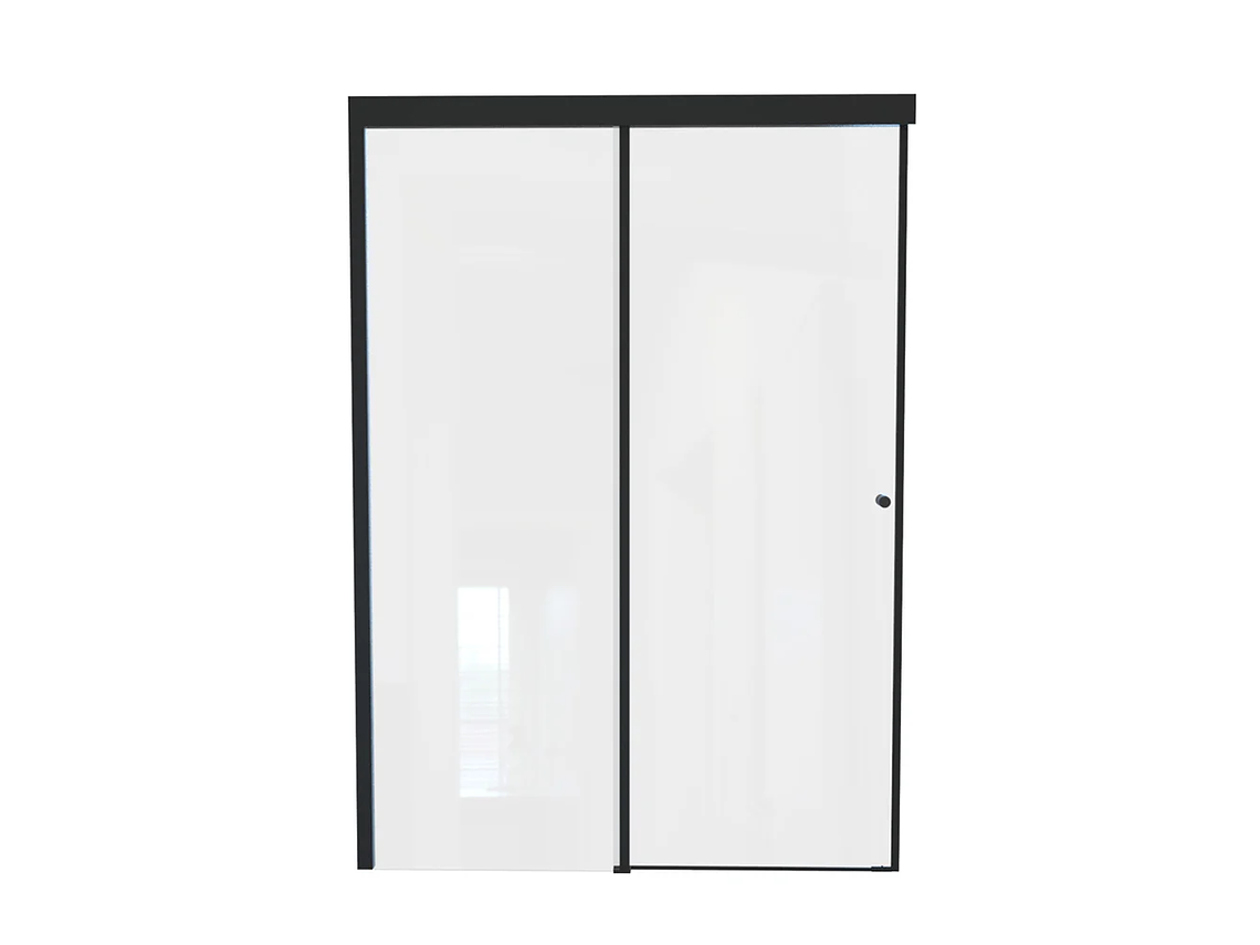 MAMPARA CORREDERA STRETTO NEGRO MATE 140 X 195 CM 1