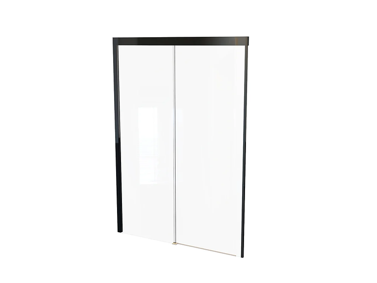 MAMPARA CORREDERA STRETTO NEGRO MATE 140 X 195 CM 2