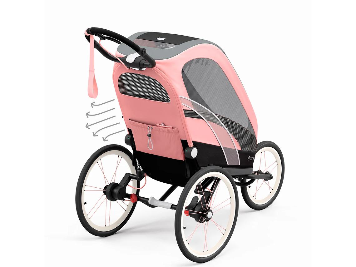  COCHE DE PASEO ZENO SPORT ROSA 4