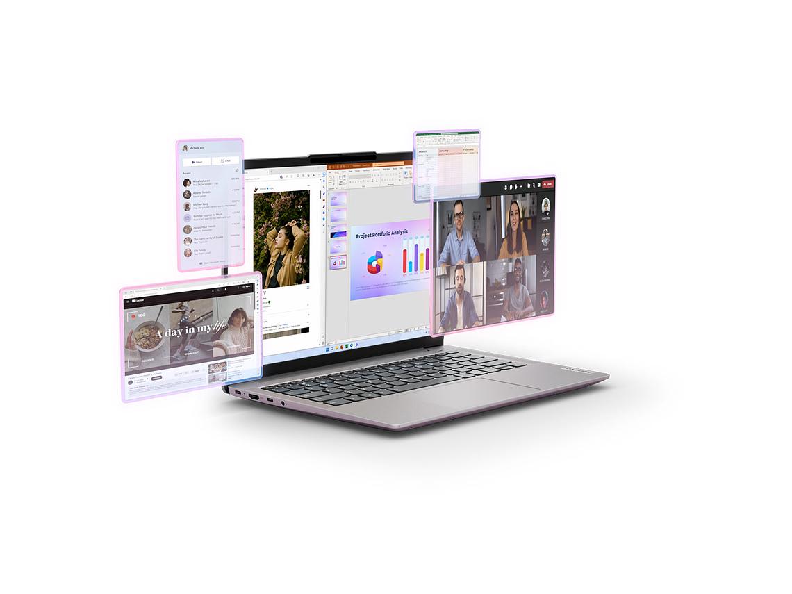 NOTEBOOK LENOVO IDEAPAD SLIM 5 14IMH9 INTEL CORE ULTRA 7 16GB RAM 1TB SSD 14” 3