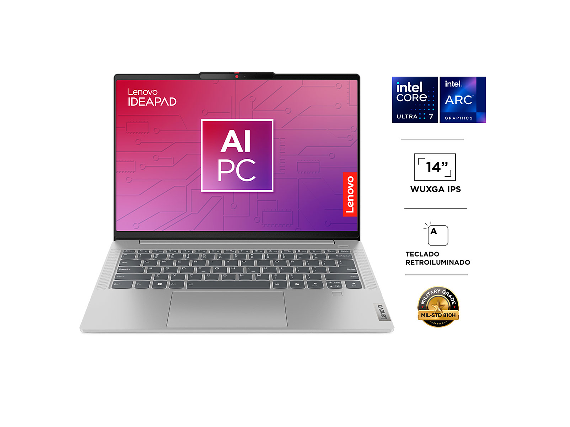 NOTEBOOK LENOVO IDEAPAD SLIM 5 14IMH9 INTEL CORE ULTRA 7 16GB RAM 1TB SSD 14” 5