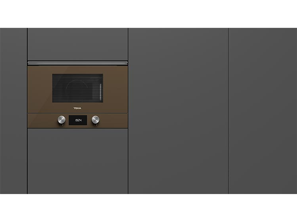 MICROONDAS TEKA 22 L ML 8220 EMPOTRADO LONDON BRICK SIN PLATO GIRATORIO 8