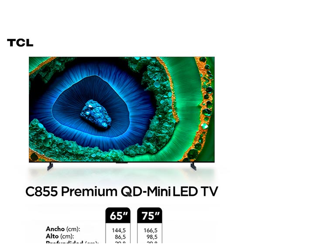 SMART TV TCL MINI LED UHD 4K 75