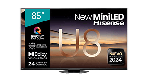 TELEVISOR SMART TV HISENSE MINILED 4K UHD 85”85U8N