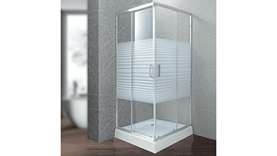 SHOWER RECTO STRAVA BLANCO 70X70CM