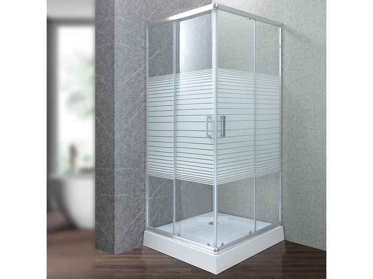 SHOWER RECTO STRAVA BLANCO 70X70CM 1