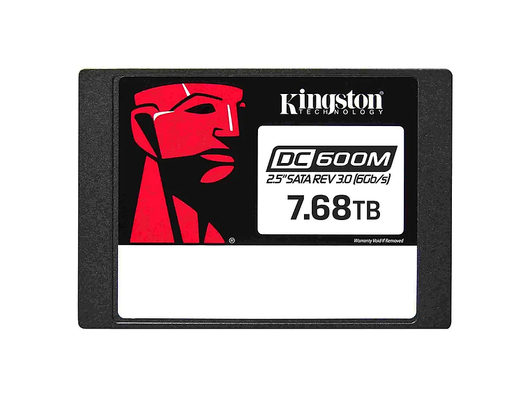 DISCO SSD KINGSTON DATA CENTER ENTERPRISE DC600M 7.68TB 2.5' 1