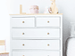 CÓMODA MUDADOR PARA BEBÉ BLANCO | 100 X 100 X 50 CM | MMARS - Miniatura 5