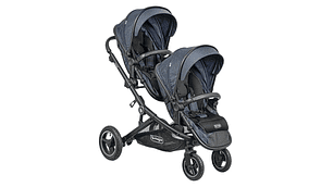  COCHE DOBLE BEBEGLO DUETO NEGRO