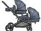  COCHE DOBLE BEBEGLO DUETO NEGRO - Miniatura 2