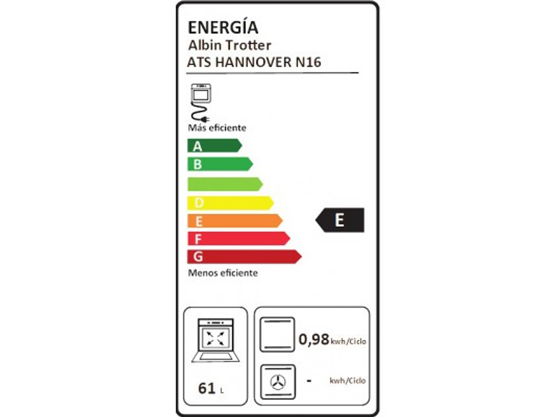 HORNO EMPOTRABLE ATS HANNOVER N16 6