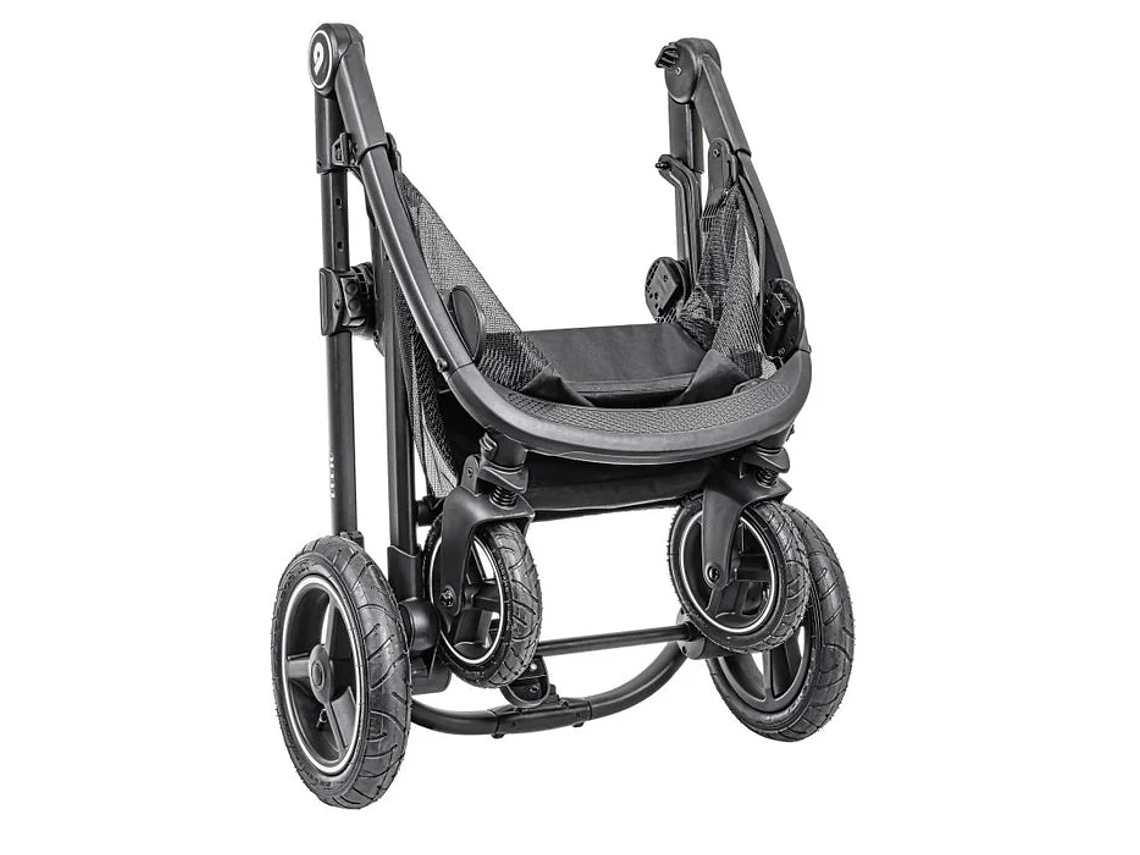  COCHE DOBLE BEBEGLO DUETO NEGRO 8