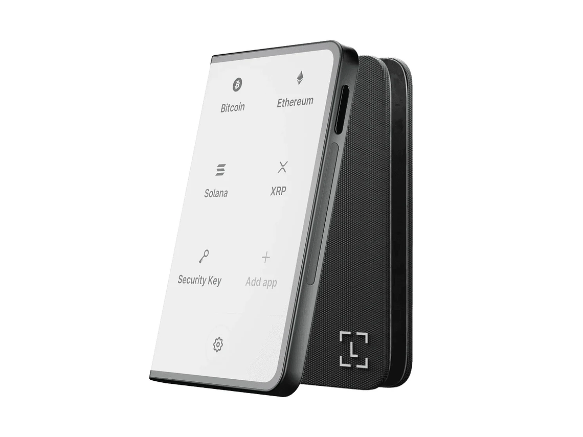 BILLETERA HARDWARE LEDGER STAX PANTALLA TÁCTIL BTC ETH XRP 1
