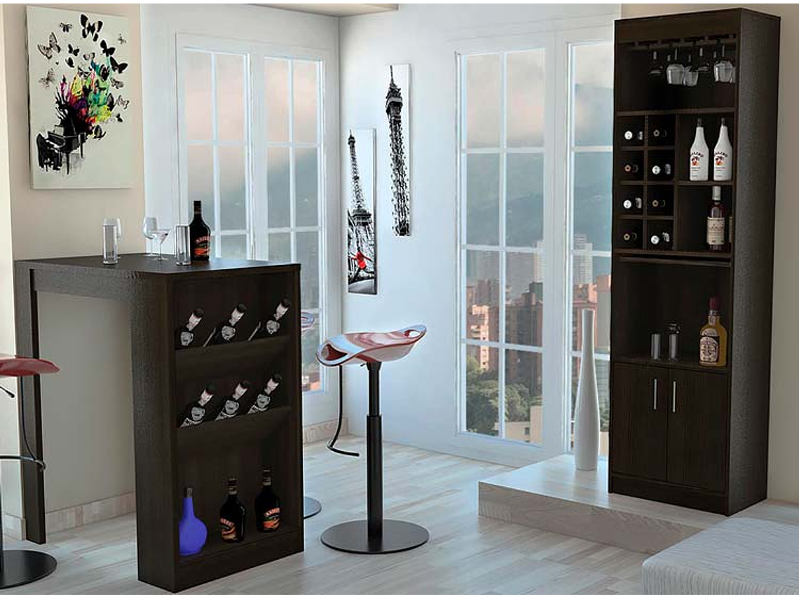 SET TUHOME BAR + MESA SYRAH MULTICOLOR 5