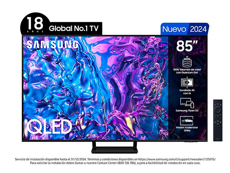 SMART TV SAMSUNG QLED UHD 4K 85