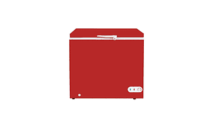 CONSERVADORA / CONGELADORA 215 LTS COLOR ROJO NORKALT