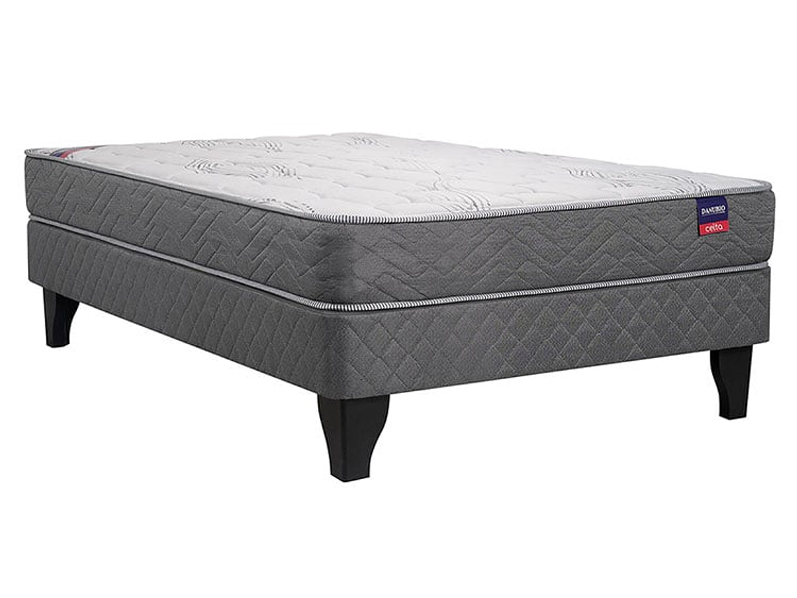 CAMA BOX CELTA COMPRIMIDO IBERICO DANUBIO 1 PLAZA 1