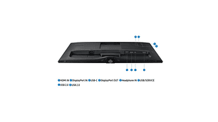 MONITOR PLANO SAMSUNG 24' QHD HDR10 75HZ HDMI NEGRO