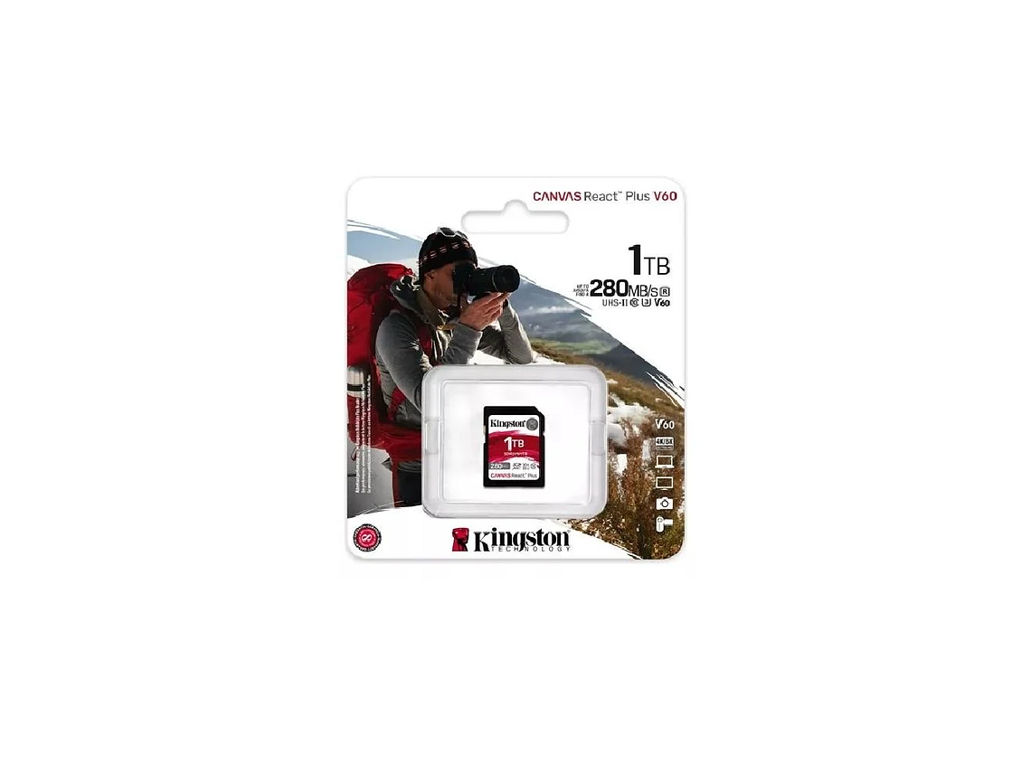 TARJETA DE MEMORIA SD KINGSTON CANVAS REACT PLUS V60 1TB 1