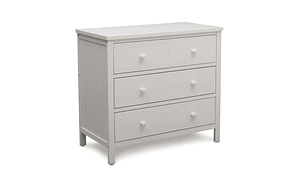 CÓMODA 3 CAJONES MIDDLETON BLANCA DELTA CHILDREN