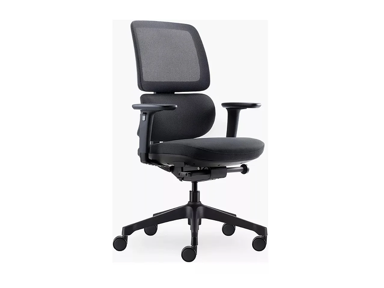 SILLA OFICINA O ESCRITORIO ORCUS NEGRO FORM 2