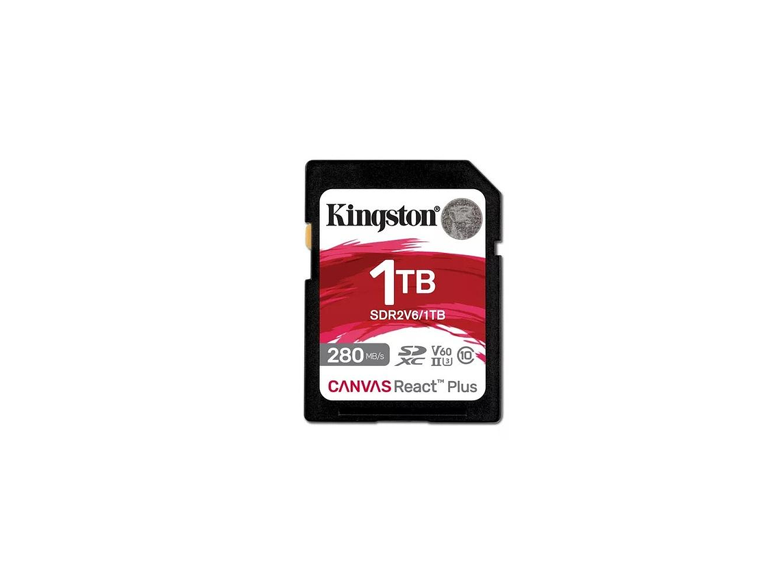 TARJETA DE MEMORIA SD KINGSTON CANVAS REACT PLUS V60 1TB 3