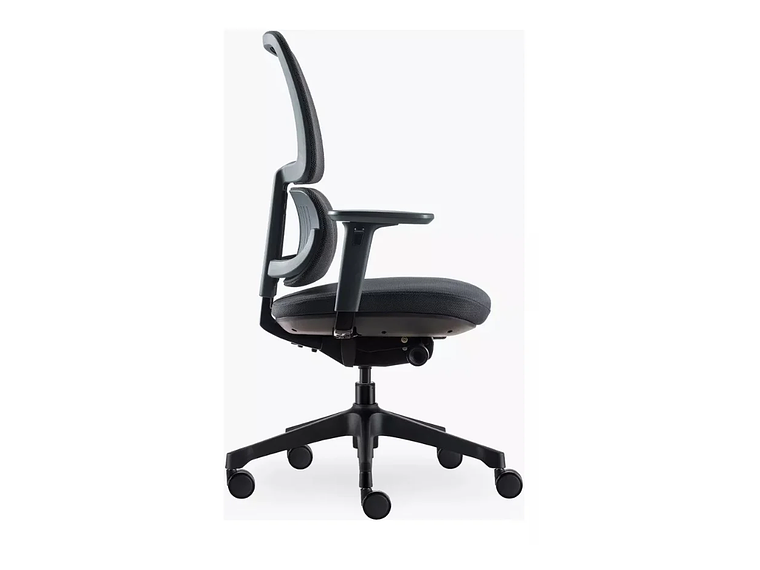 SILLA OFICINA O ESCRITORIO ORCUS NEGRO FORM 3