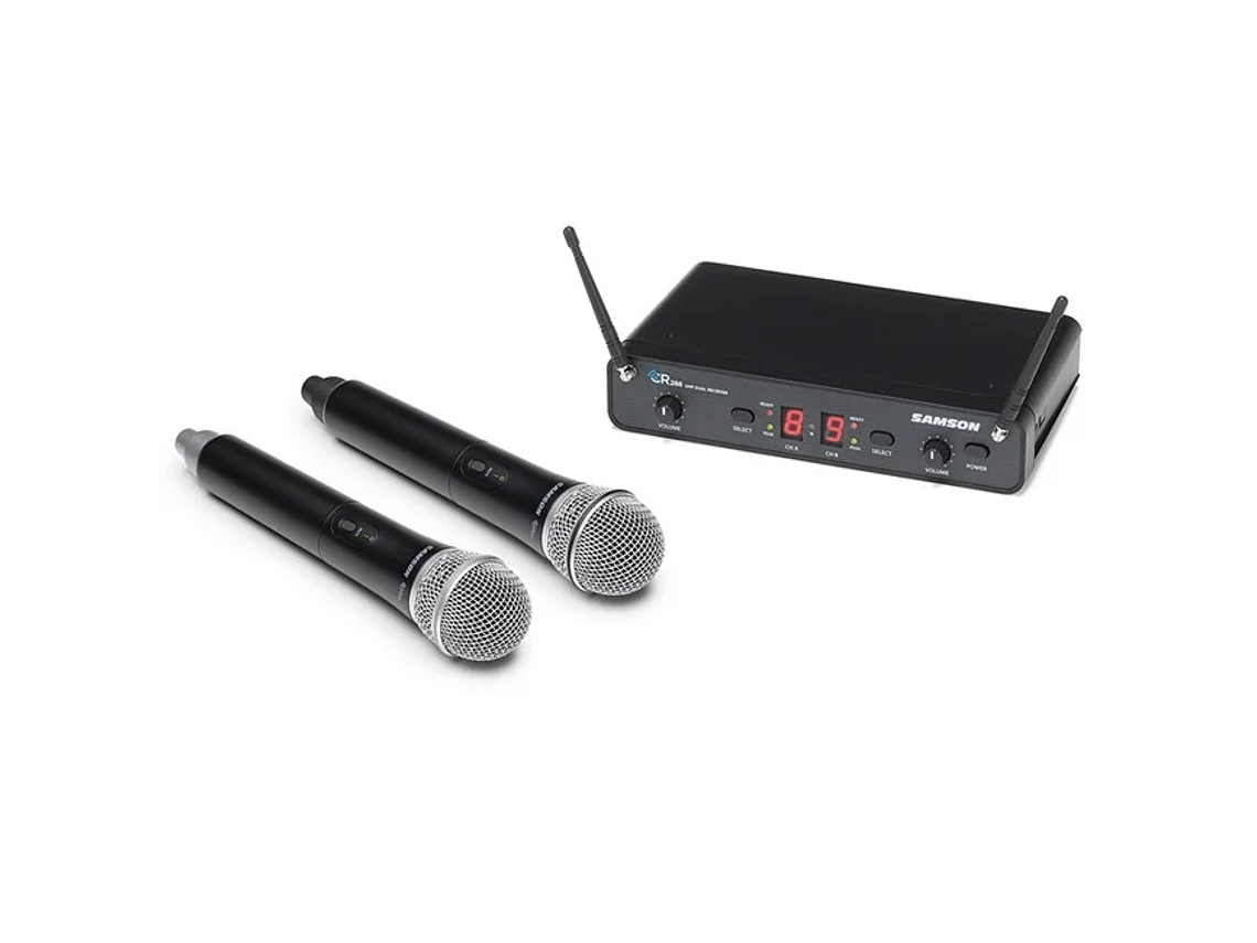 SISTEMA MICRÓFONO INALÁMBRICO DE MANO DOBLE SAMSON CR288 1