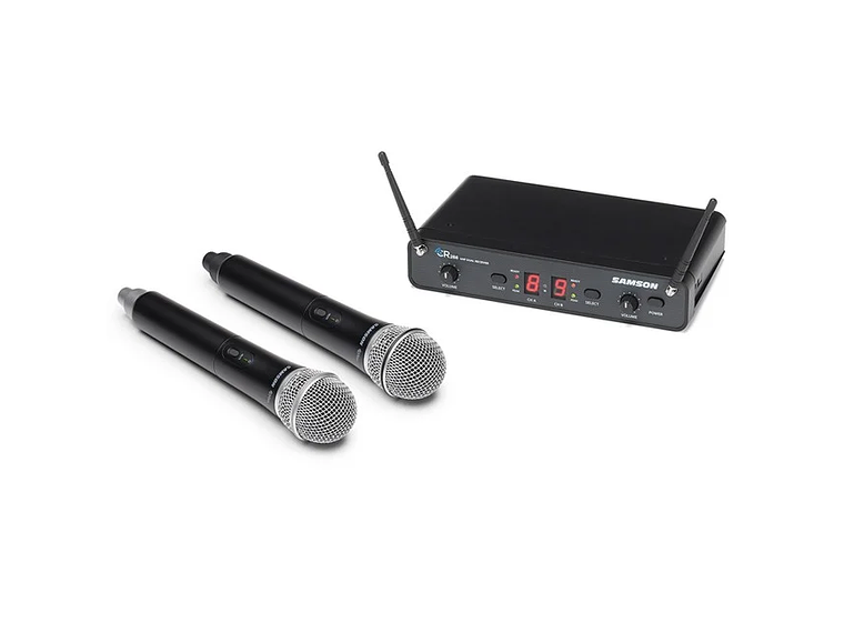 SISTEMA MICRÓFONO INALÁMBRICO DE MANO DOBLE SAMSON CR288 1