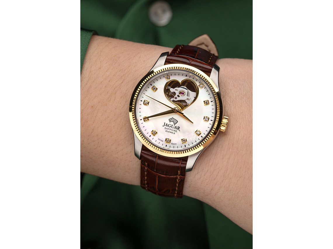 RELOJ DE PULSERA JAGUAR J995/A SWISS BLANCO MUJER AUTOMÁTICO 4