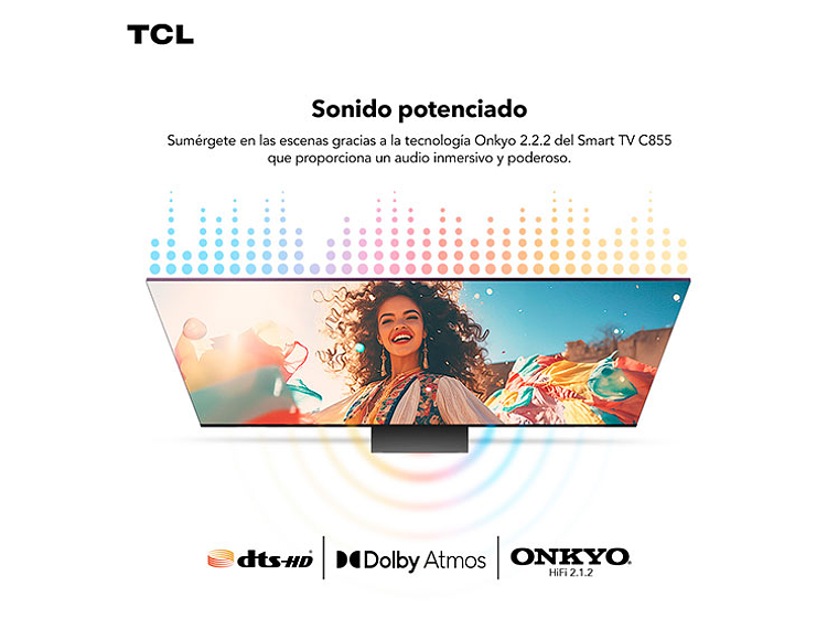 TELEVISOR SMART TV TCL 65C855 4K UHD 65