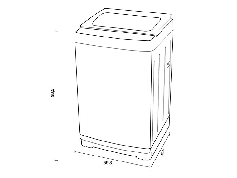 LAVADORA CARGA SUPERIOR WHIRLPOOL WWI13A 13KG GRIS 5