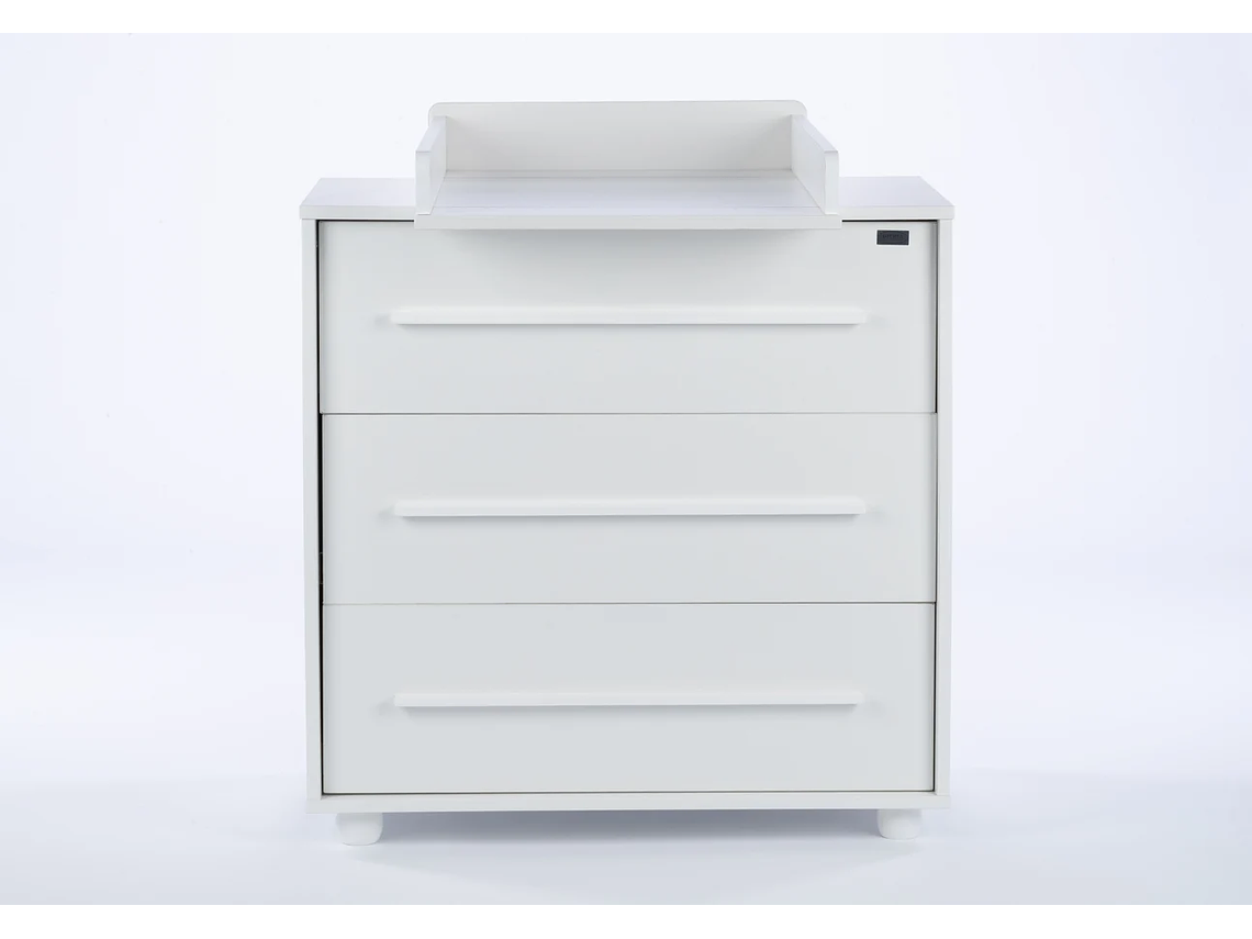 CÓMODA Y MUDADOR LULAYA | BLANCO 5