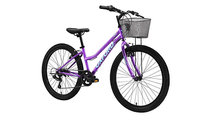 BICICLETA INFANTIL OXFORD LUNA MORADO ARO 24