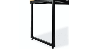 ESCRITORIO NECTAR MADERA ACACIA 2 GAVETAS 85*140*62CM METAL