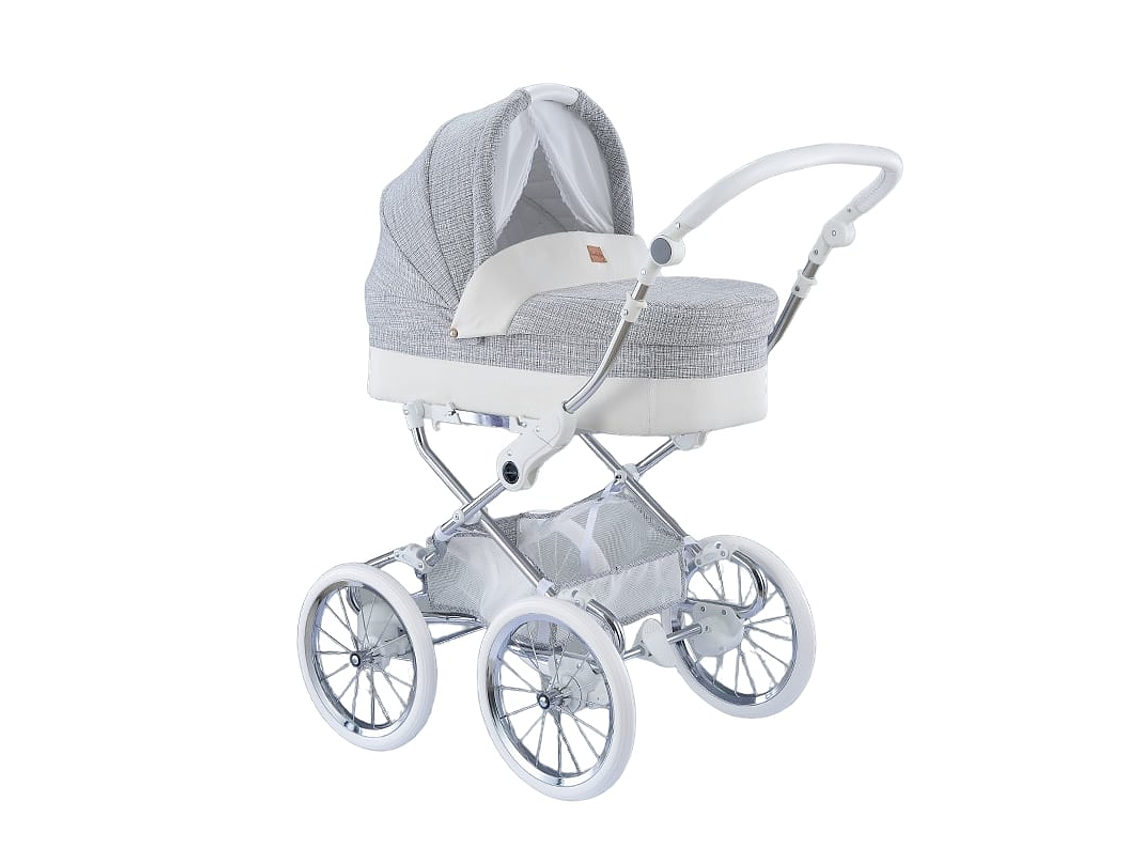 COCHE LUJOSO ROYAL DE COOLBABY 2 PIEZAS GRIS BY LUBABYCAS 1