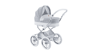 COCHE LUJOSO ROYAL DE COOLBABY 2 PIEZAS GRIS BY LUBABYCAS