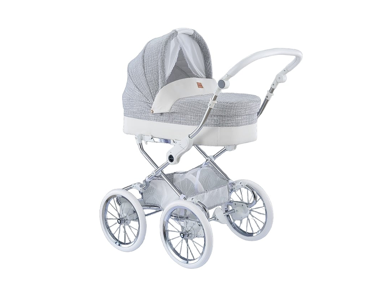 COCHE LUJOSO ROYAL DE COOLBABY 2 PIEZAS GRIS BY LUBABYCAS 1