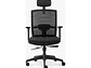 SILLA DE OFICINA TAYLOR SYNCRO CON CABECERO COLOR NEGRO - Miniatura 1