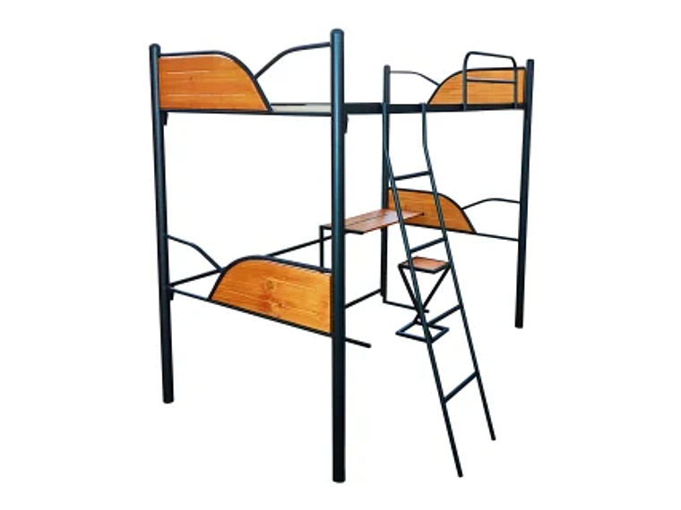 CAMA ALTA STUDIO 1.5 PLAZAS | NEGRO | 1_5_PLAZAS 1